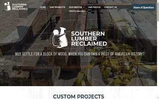 Southern Lumber Reclaimed website