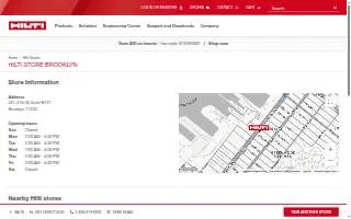 Hilti Store - Brooklyn website