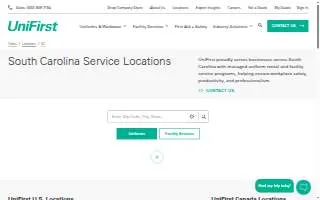 UniFirst Uniform Services - Greenville website