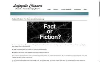 Lafayette Cleaners website
