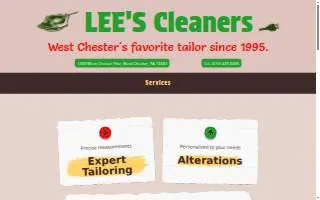 Lee's Cleaners of Greenville website