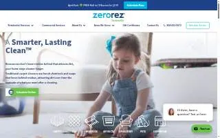 Zerorez Greenville website