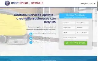 Jantize Upstate - Greenville website