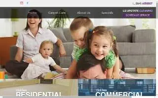 LS Upstate Cleaning website