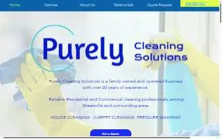 Purely Solutions website