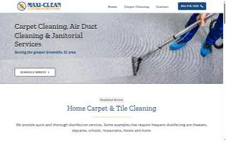 Maxi-Clean website