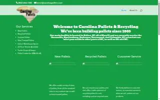 Carolina Pallets website
