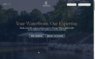 Kroeger Marine Construction website