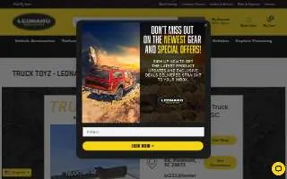 Truck Toyz 2 - Leonard Truck Outfitters website