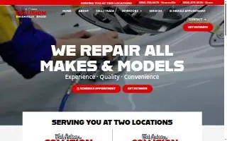 Fred Anderson Collision - Greenville website