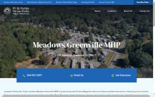 Meadows of Greenville website