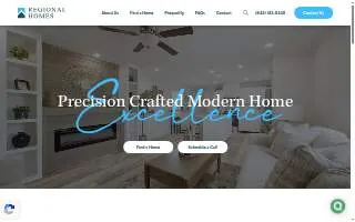 Regional Homes of Florence website