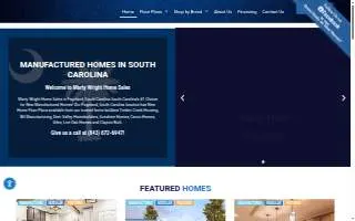Marty Wright Home Sales - Pageland website