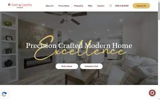 Town and Country Homes website