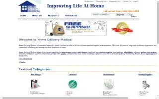 Home Delivery Medical website