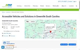 MobilityWorks of Greenville website