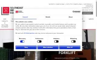 Southeast Industrial Equipment of Duncan website