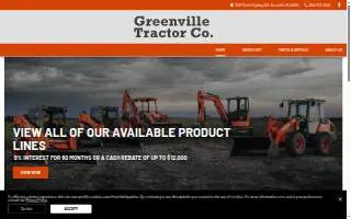 Greenville Tractor Co Inc website