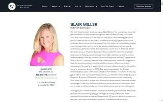 Blair Miller - Wilson Associates Real Estate website