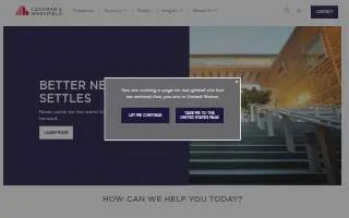Cushman & Wakefield of Greenville website