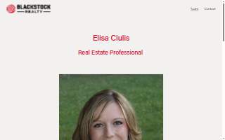 Elisa Ciulis, Real Estate Agent at Blackstock Realty