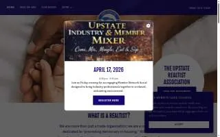 The Upstate Realtist Association website