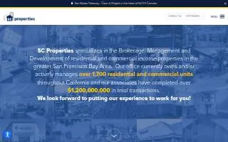 SC Properties website