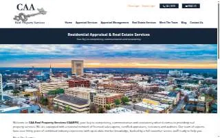 CAA Real Property Services, Inc. website