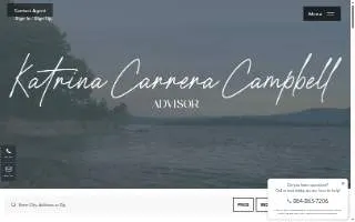Katrina Carrera Campbell Realtor - Blackstream Christie's International Real Estate website