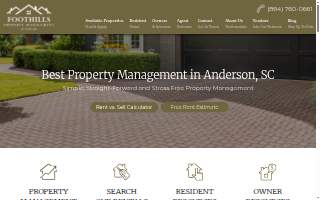 Foothills Property Management of Anderson