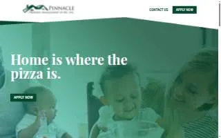 Pinnacle Property Management of Greenville website