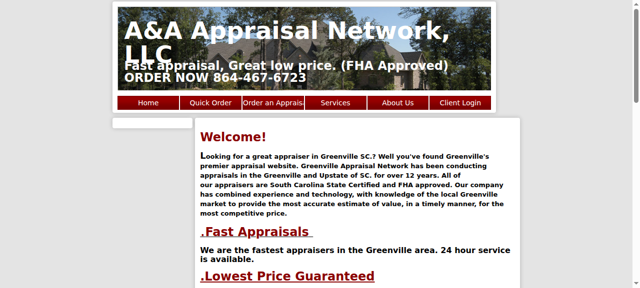 A and A Appraisal Network LLC
