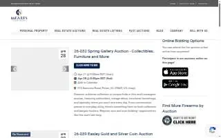 Meares Property Advisors (formerly Meares Auctions, Inc) website
