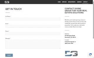 Divine Group website