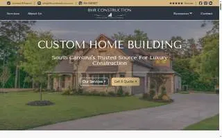 BHR Construction Corp website