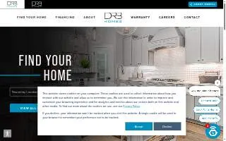 DRB Homes Hickory Heights website