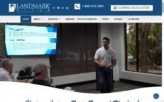 Landmark Title, Inc. website