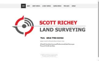 Scott Richey Land Surveying website