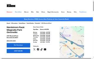 Nordstrom Rack of Greenville website