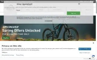 Greenville Bike & Tri website