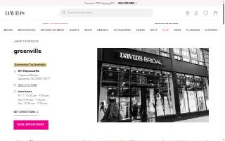 David's Bridal Greenville SC