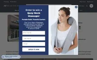 Relax The Back of Greenville website