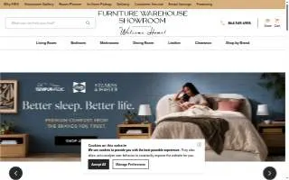 Furniture Warehouse Showroom website