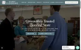 All About Flooring of Greenville website