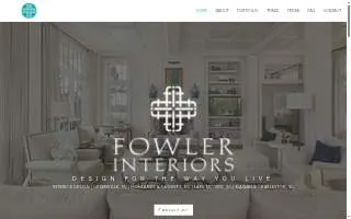 Fowler Interiors website