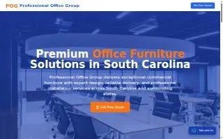 Professional Office Group website