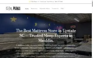 Mattress Folks - Warehouse website