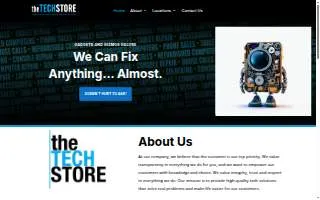 The Tech Store of Greenville website