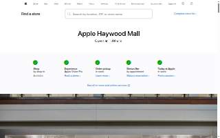 Apple Haywood Mall