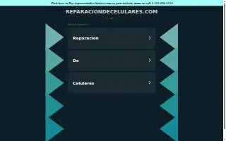 Reparacion De Celulares website